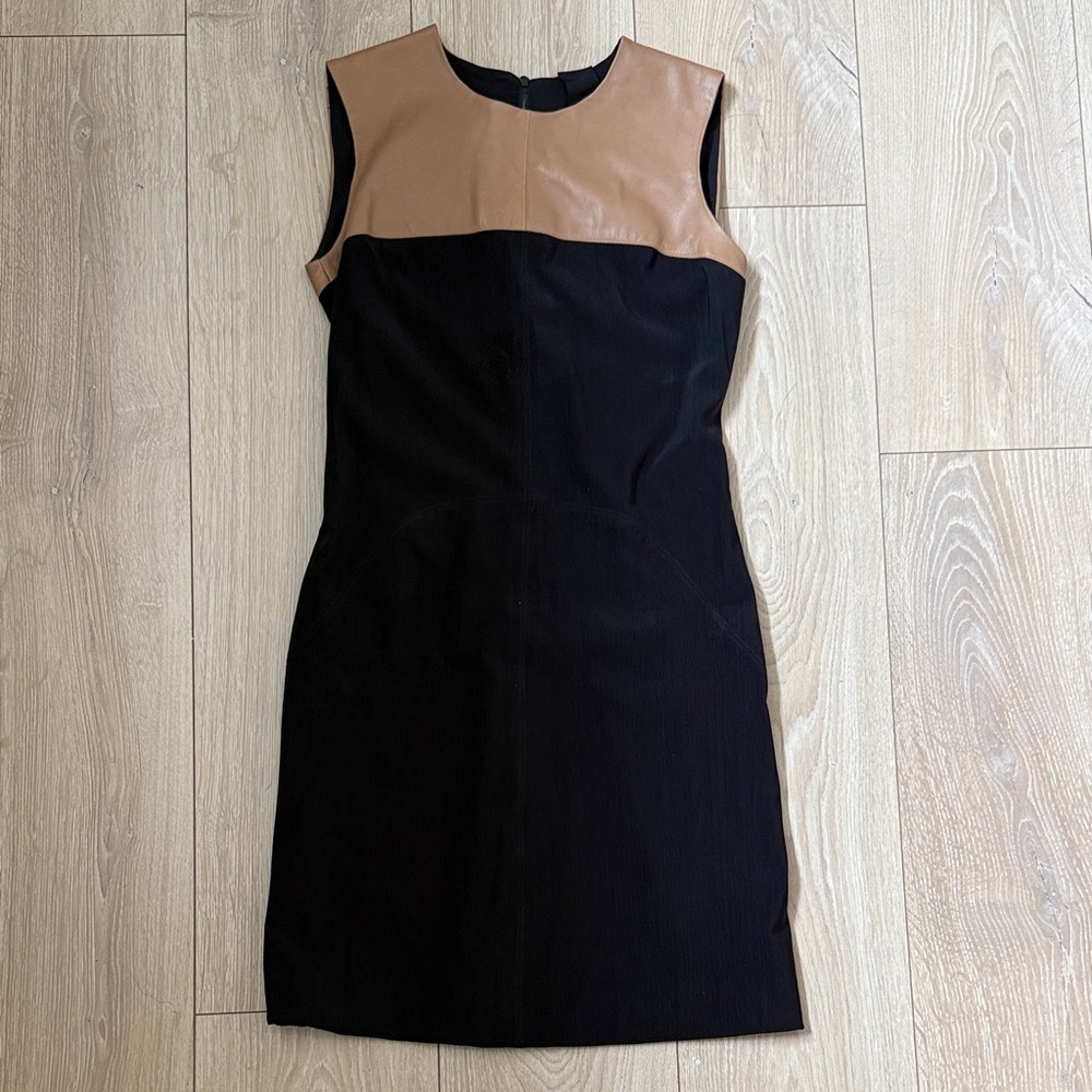 Karolina Zmarlak Black and Tan Dress
